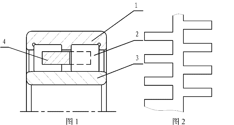 Novel double-row cylindrical roller bearing