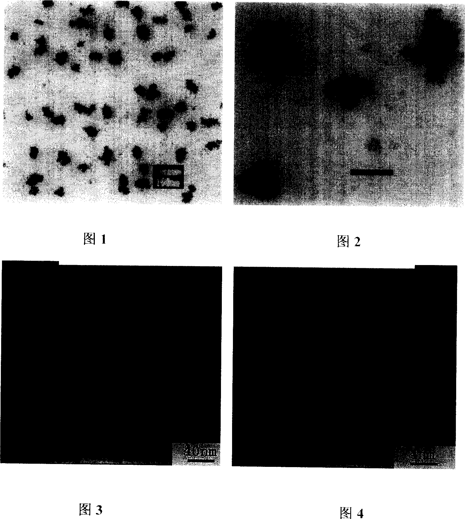 Electrochemical reducing process for preparing nanometer MOS2 particle