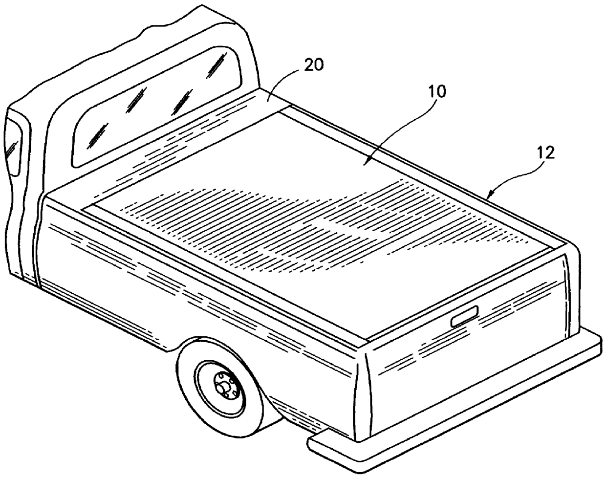 Slat house hinge for laminated retractable truck bed cover