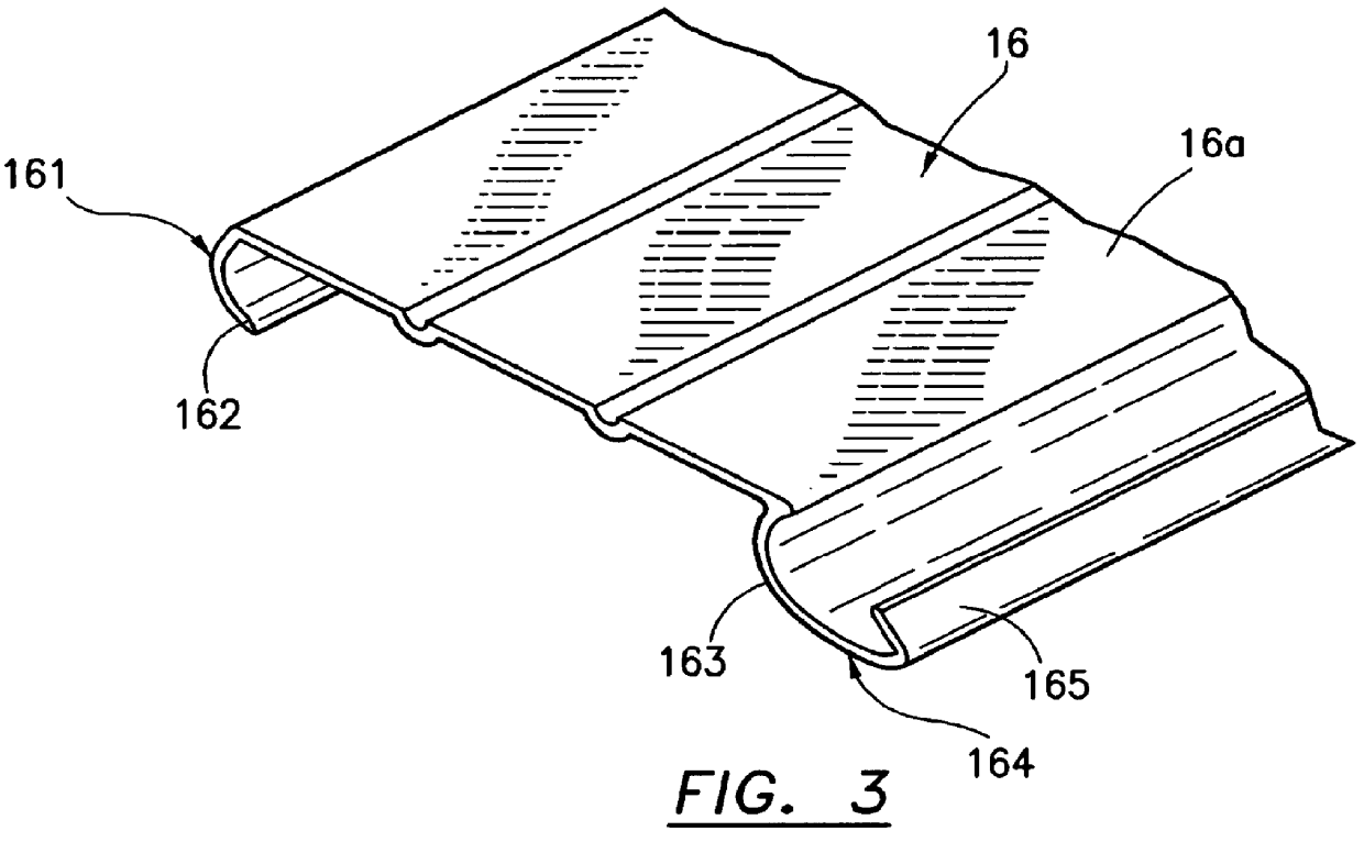 Slat house hinge for laminated retractable truck bed cover