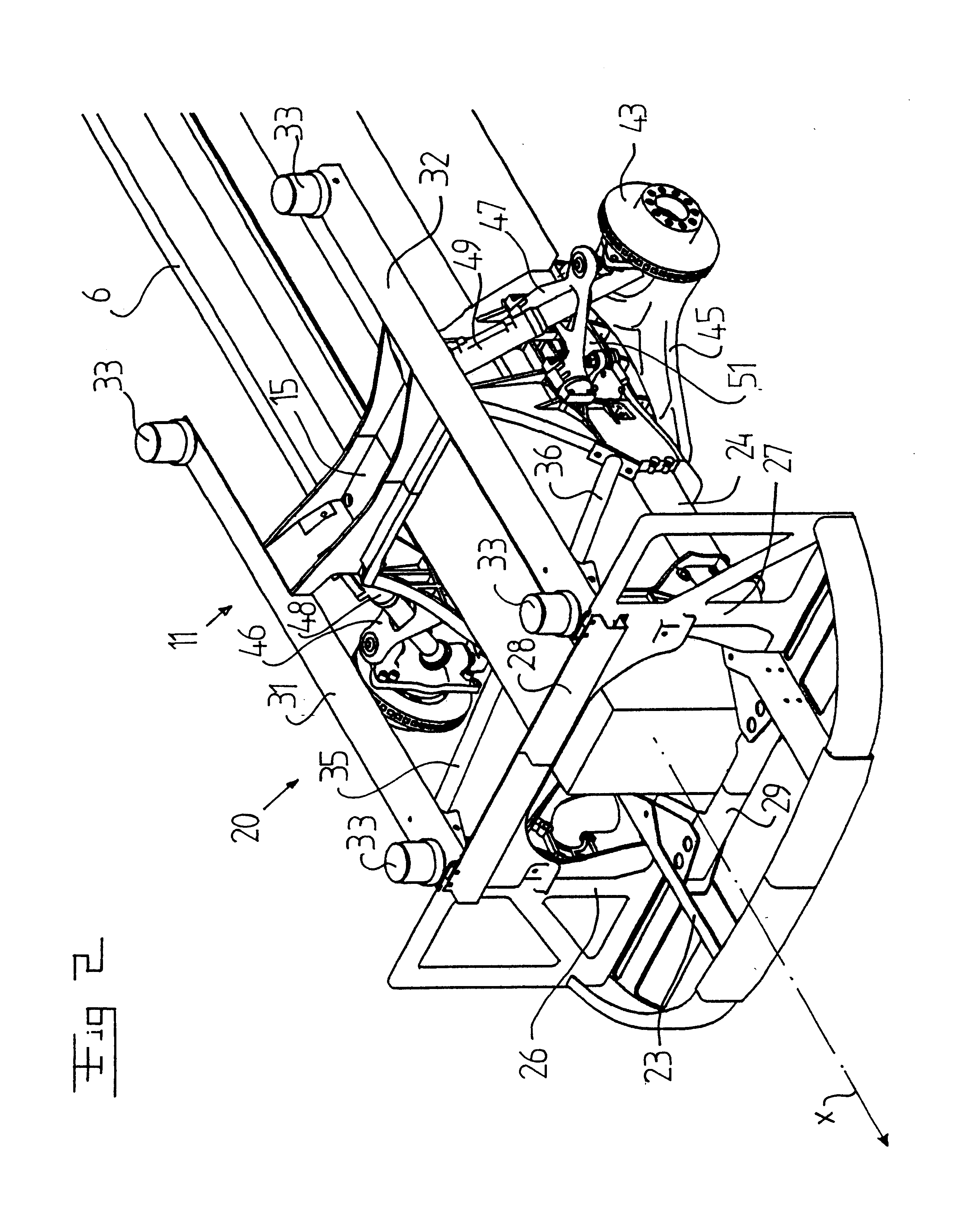 Front axle arrangement for a heavy vehicle
