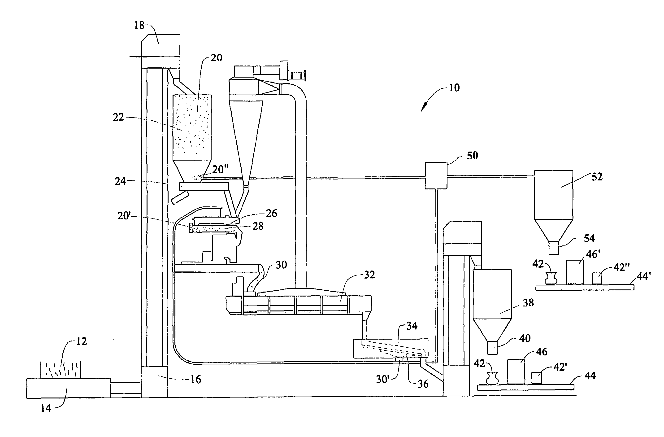 Clumping animal litter composition and method of producing the same