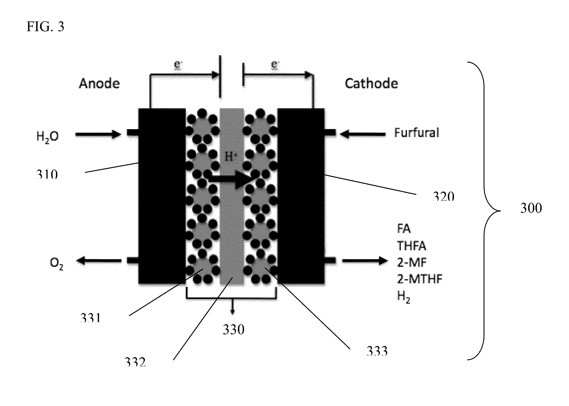 Method of producing hydrocarbons using a fuel cell, and fuel storage system comprising the fuel cell