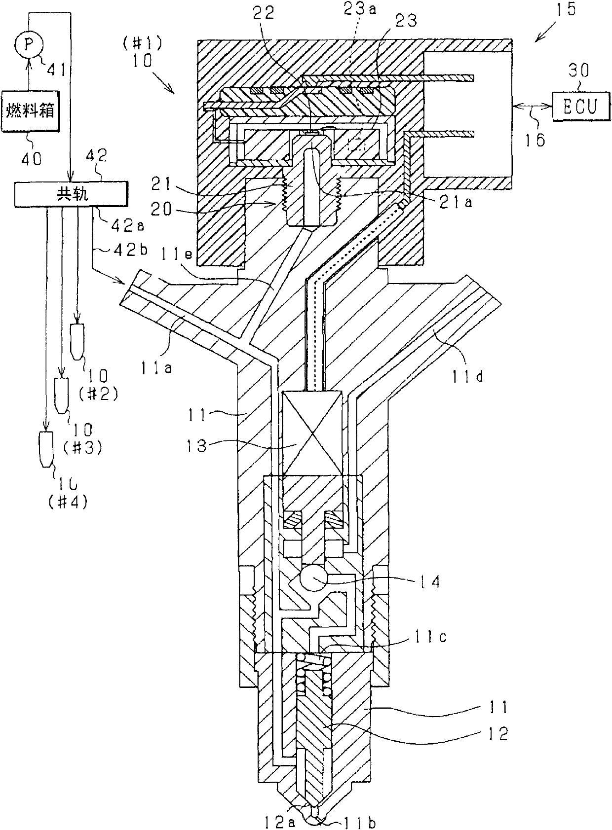 Controller for fuel injection