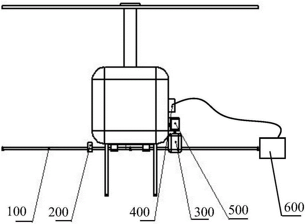 Directional spraying device and directional spraying control method for plant protection plane