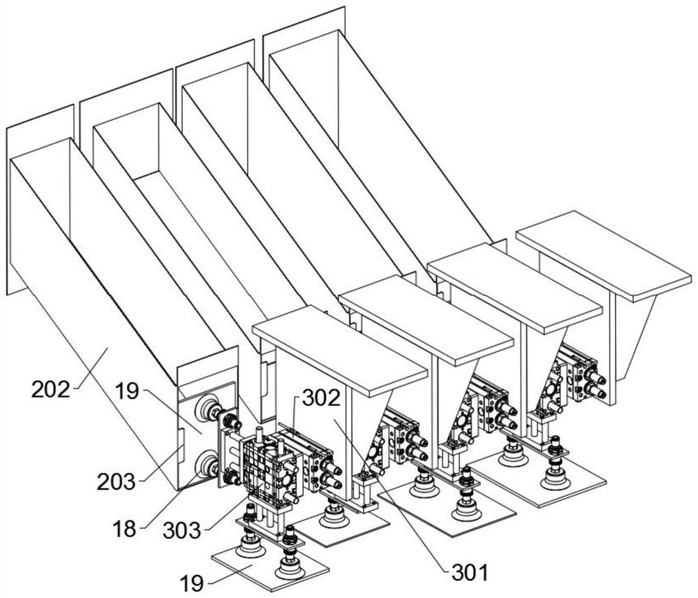 Sleeving packaging machine with precise counting and material arranging functions