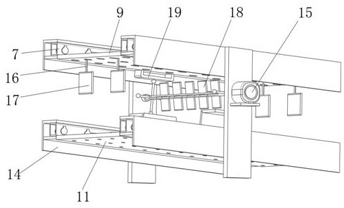 Conveying type vibration cleaning device based on grain production