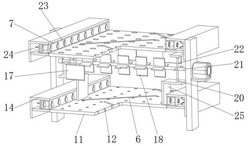 Conveying type vibration cleaning device based on grain production