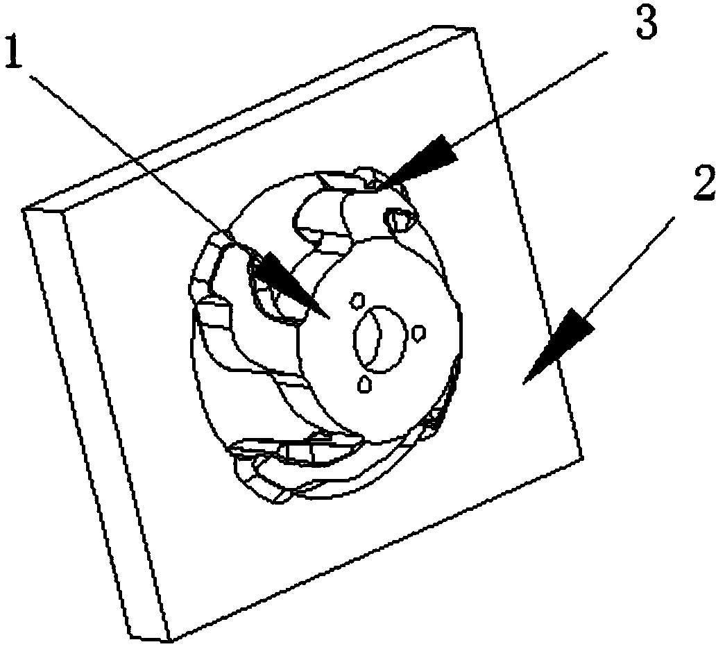 Rubber shock absorber for shock absorption of hard disk