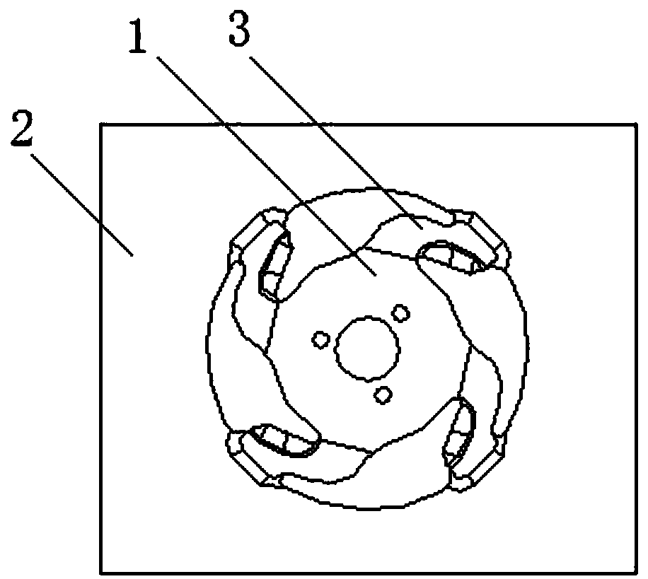 Rubber shock absorber for shock absorption of hard disk