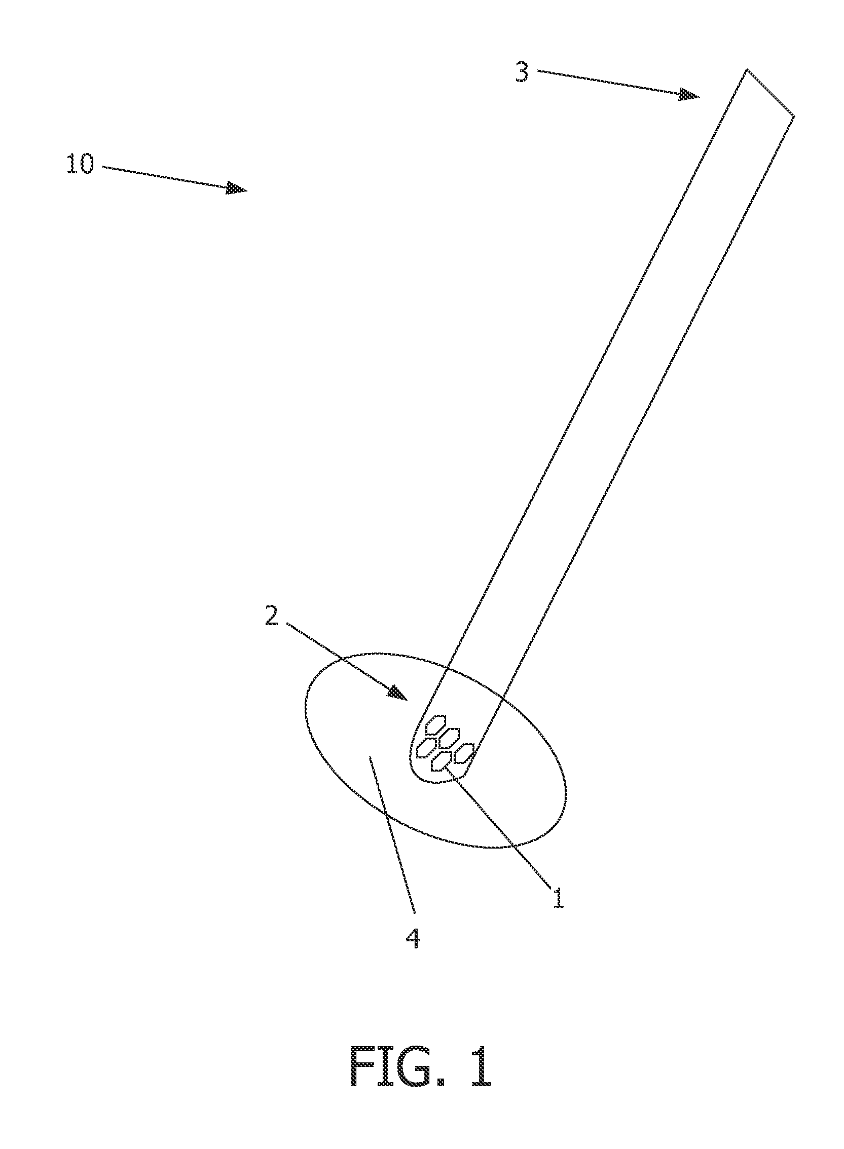 Probe for implantable electro-stimulation device