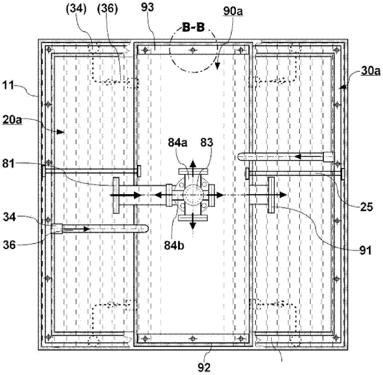 Bottom air supply type counter flow cooling towers