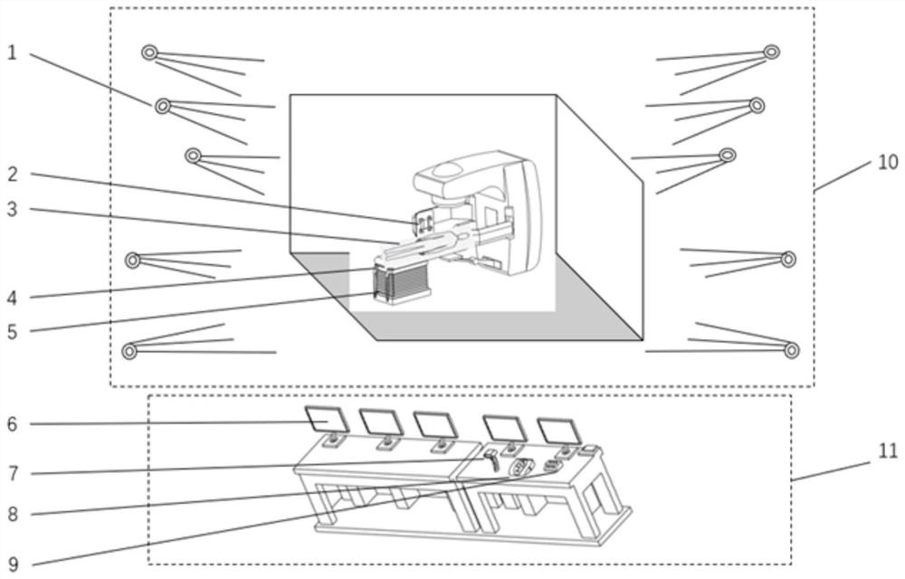 Three-dimensional finite element grid accurate positioning radiotherapy system