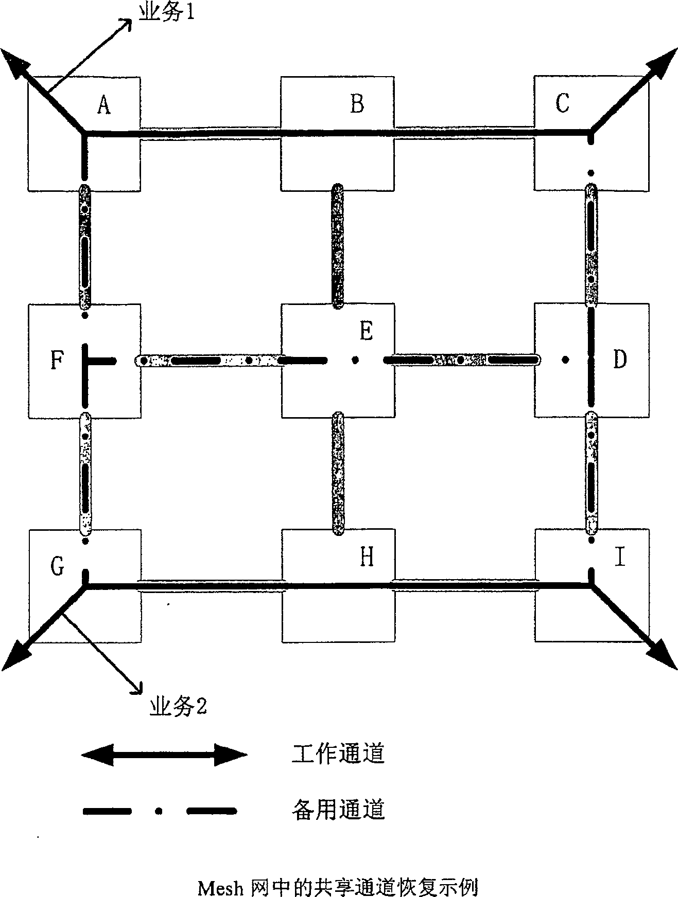 Communicating structure between optical network and connecting setting method