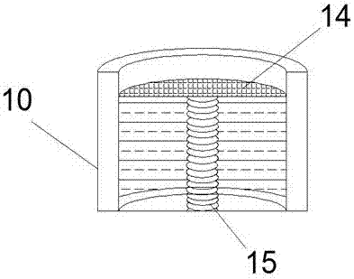 Financial voucher punching device