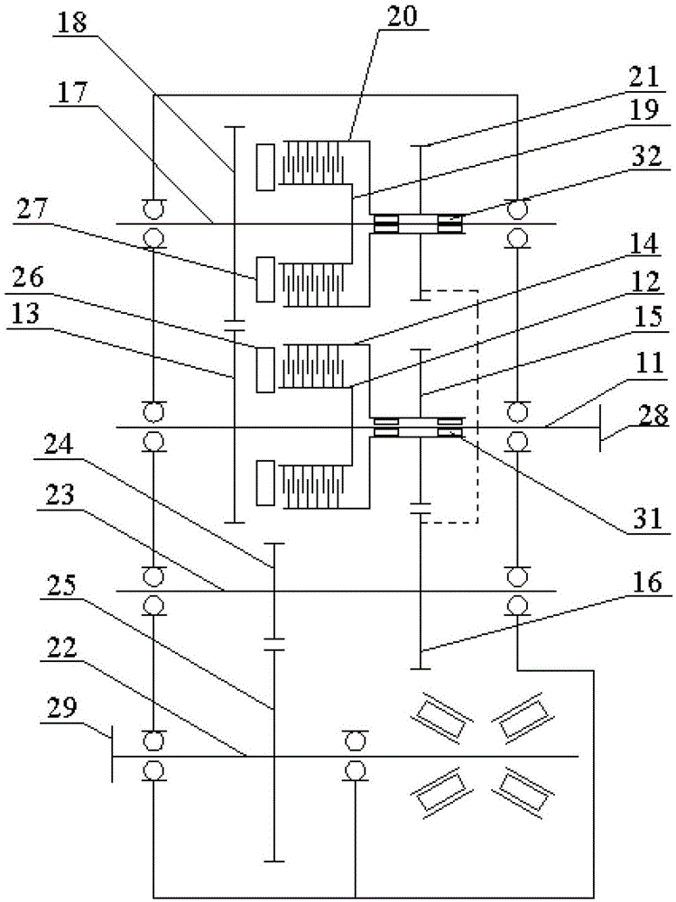 Gear case for high-speed ship