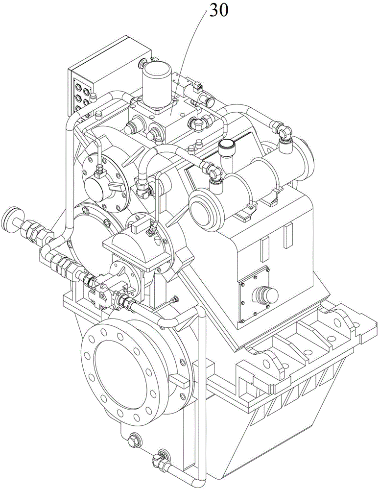 Gear case for high-speed ship