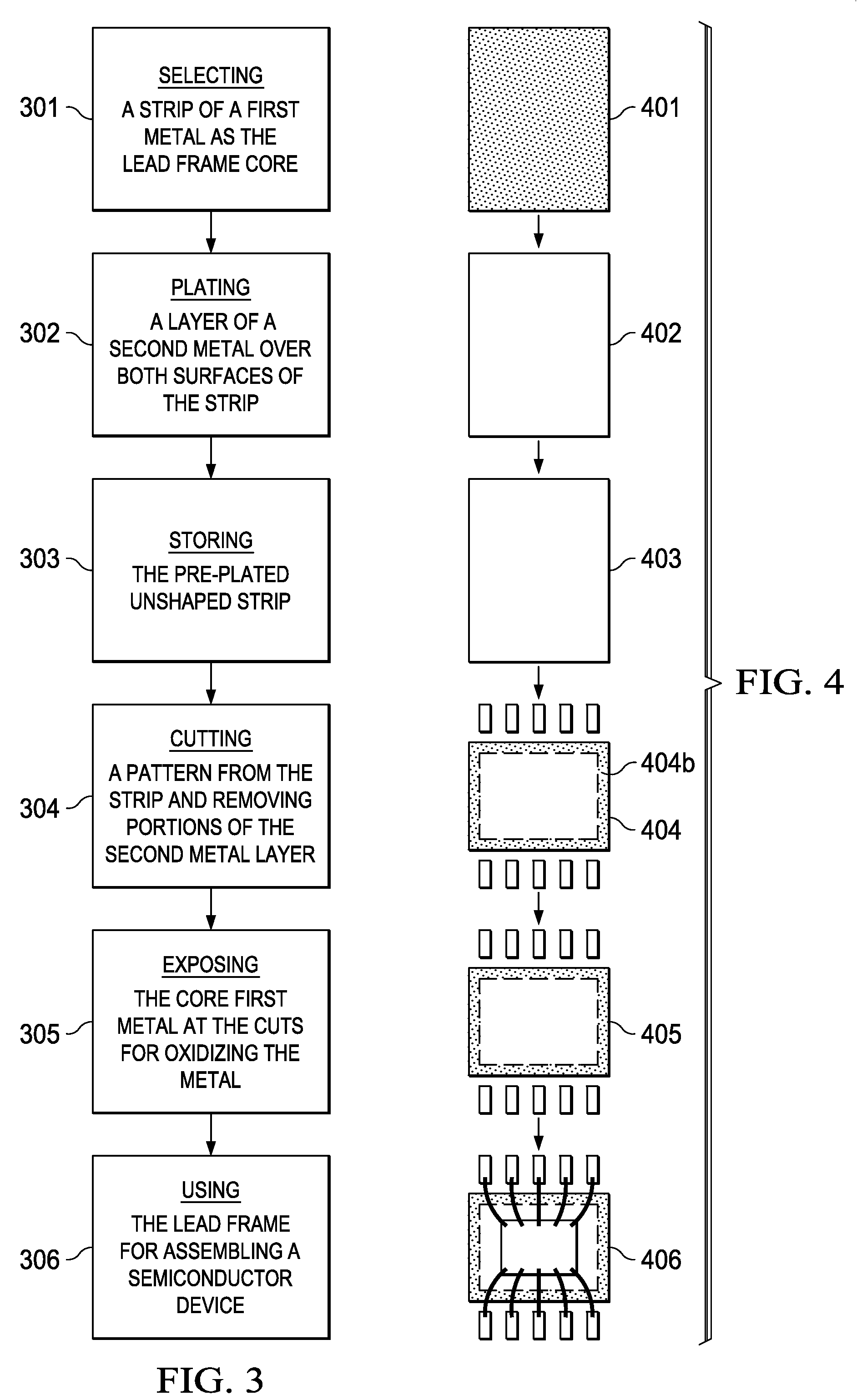 Method for Semiconductor Leadframes in Low Volume and Rapid Turnaround