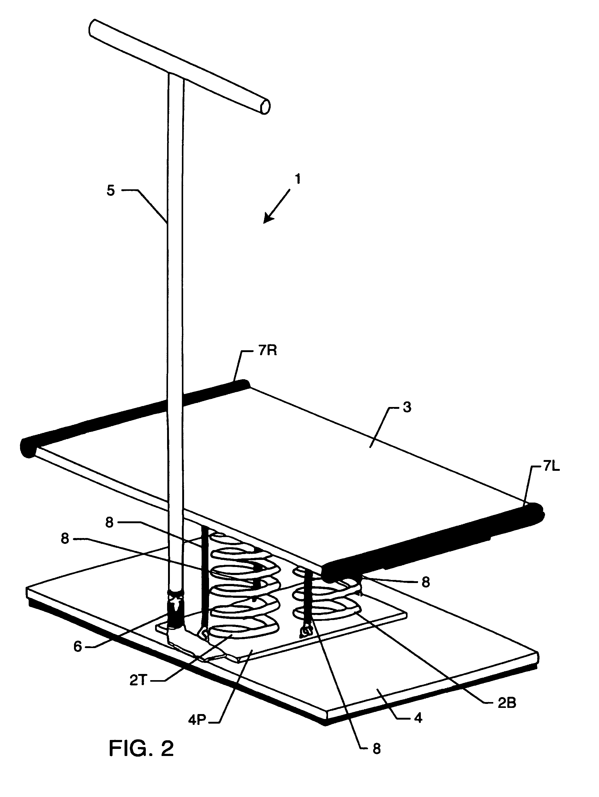 Multi-angle exercise balance platform