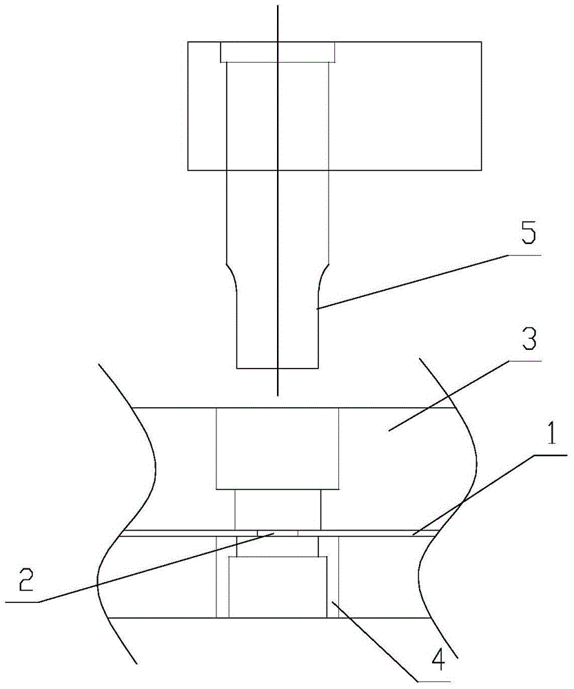 Process for reducing abrasion of hot-formed steel plate punching punch