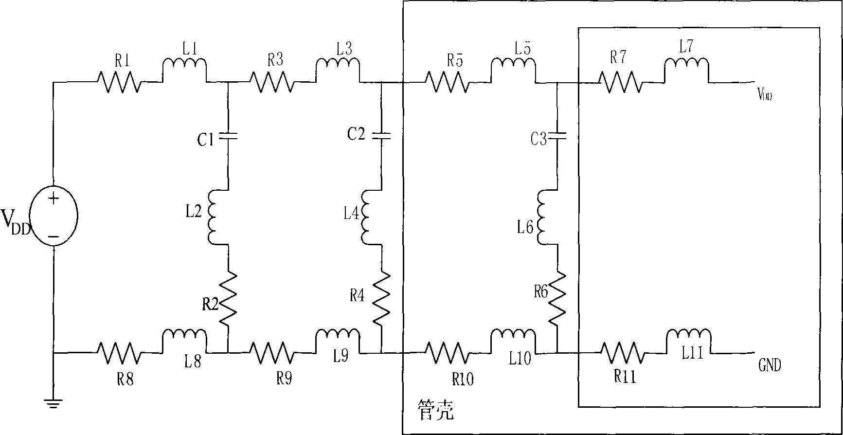 Three-dimensional NoC noise model and simulating method thereof