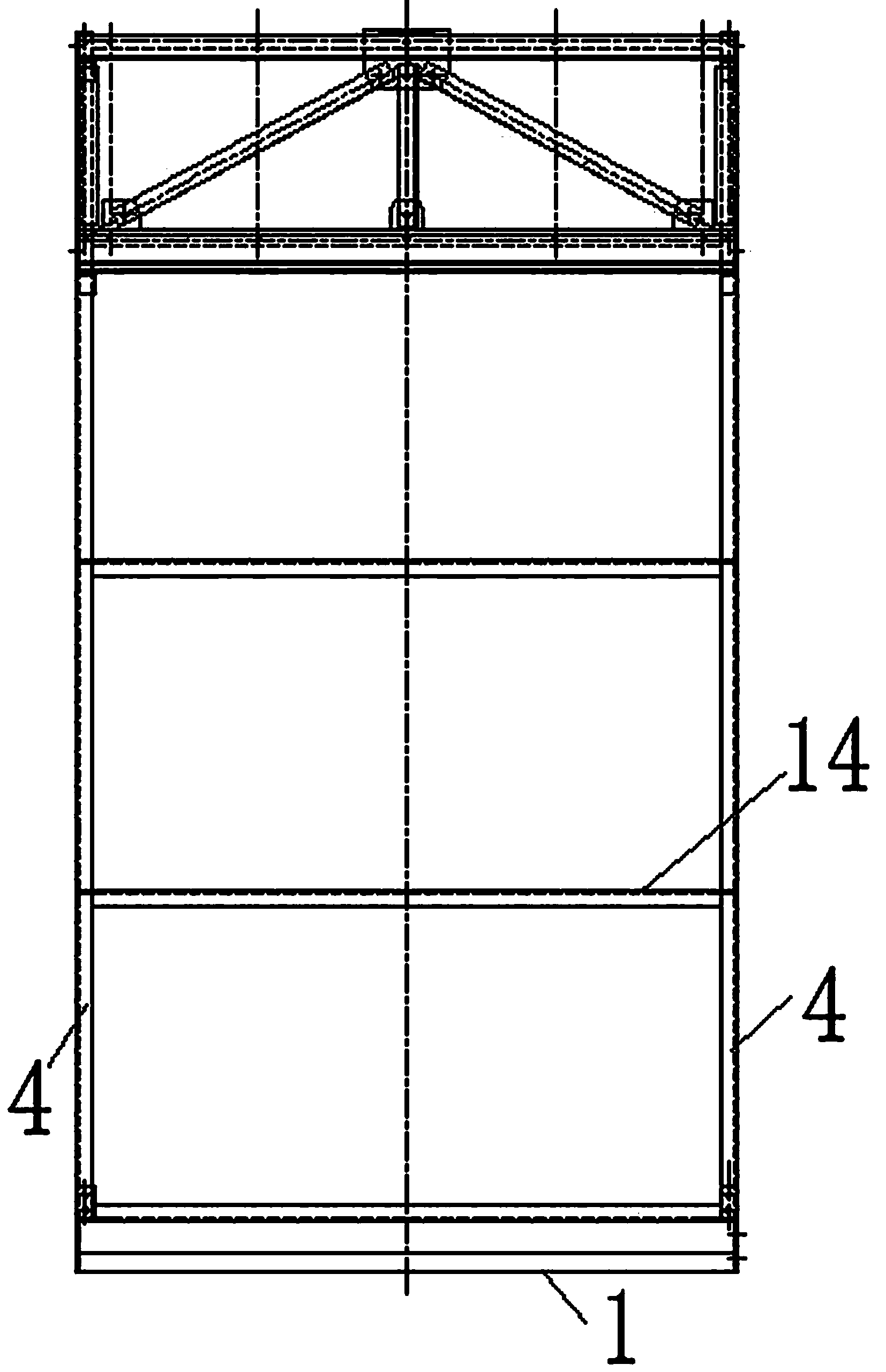 Combined type construction site exit passageway