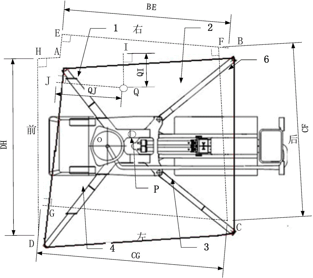 Control method and device for preventing engineering machine from overturning, and engineering machine