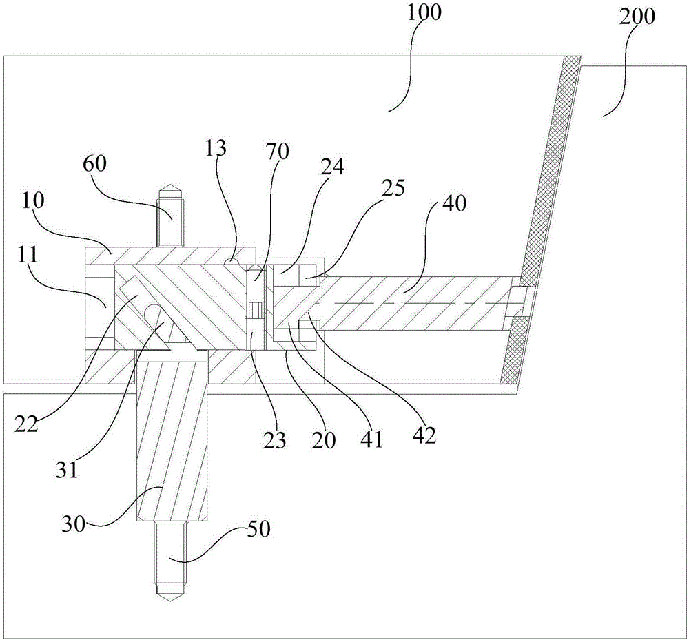 Slider pin drawing mechanism and injection mold