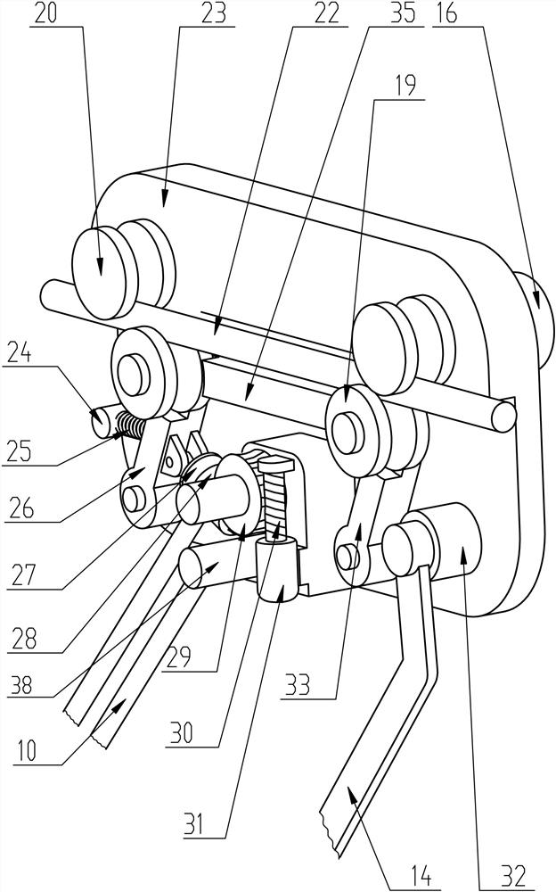 A walking type high-voltage line compensator