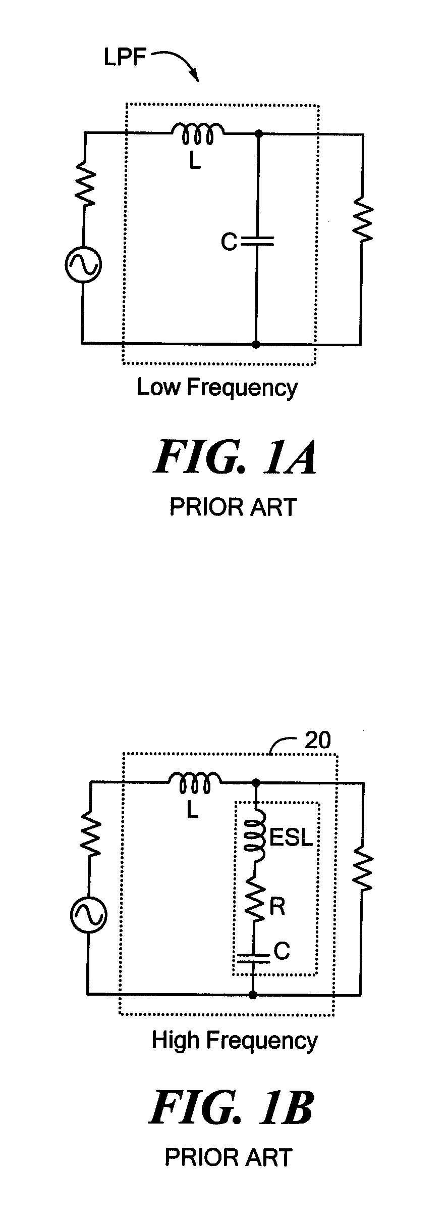 Method and apparatus to provide compensation for parasitic inductance of multiple capacitors