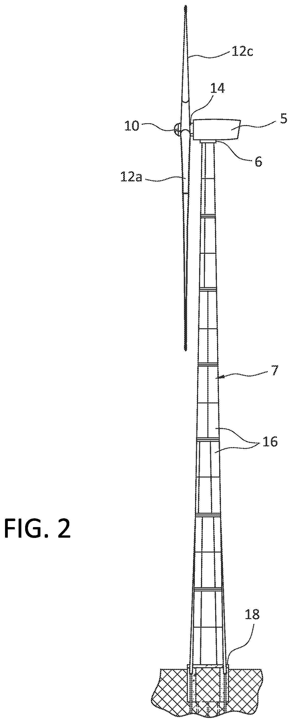 Wind turbine generator for low to moderate wind speeds