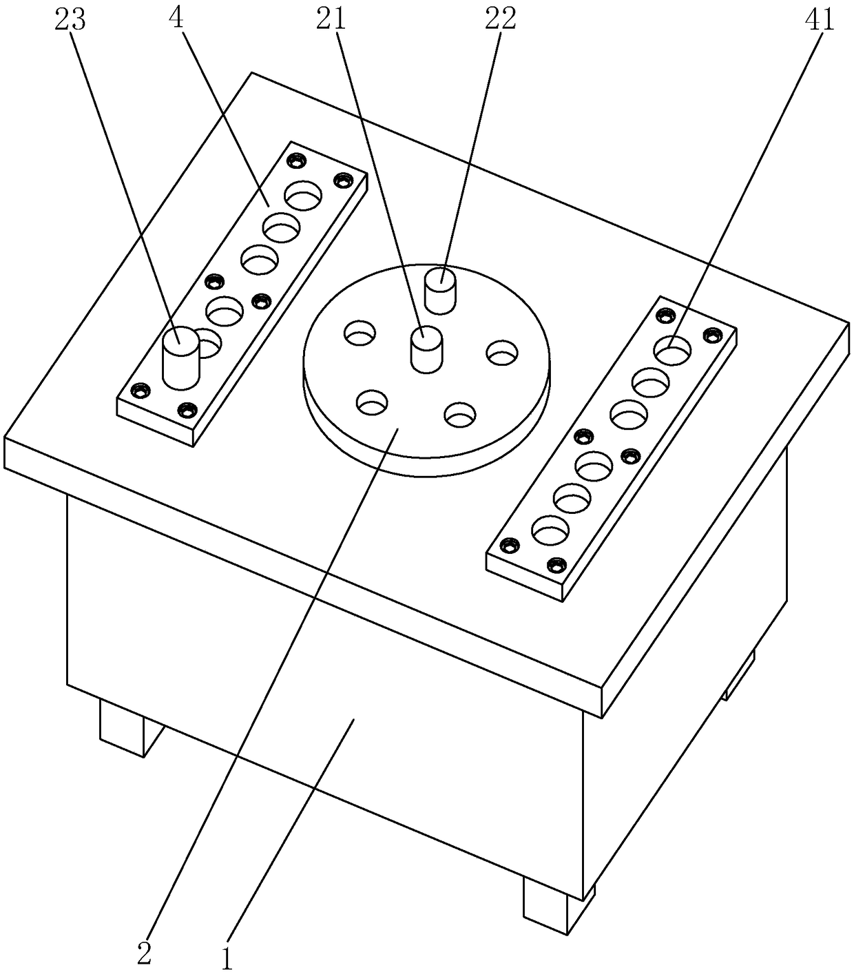 Steel bar bending machine