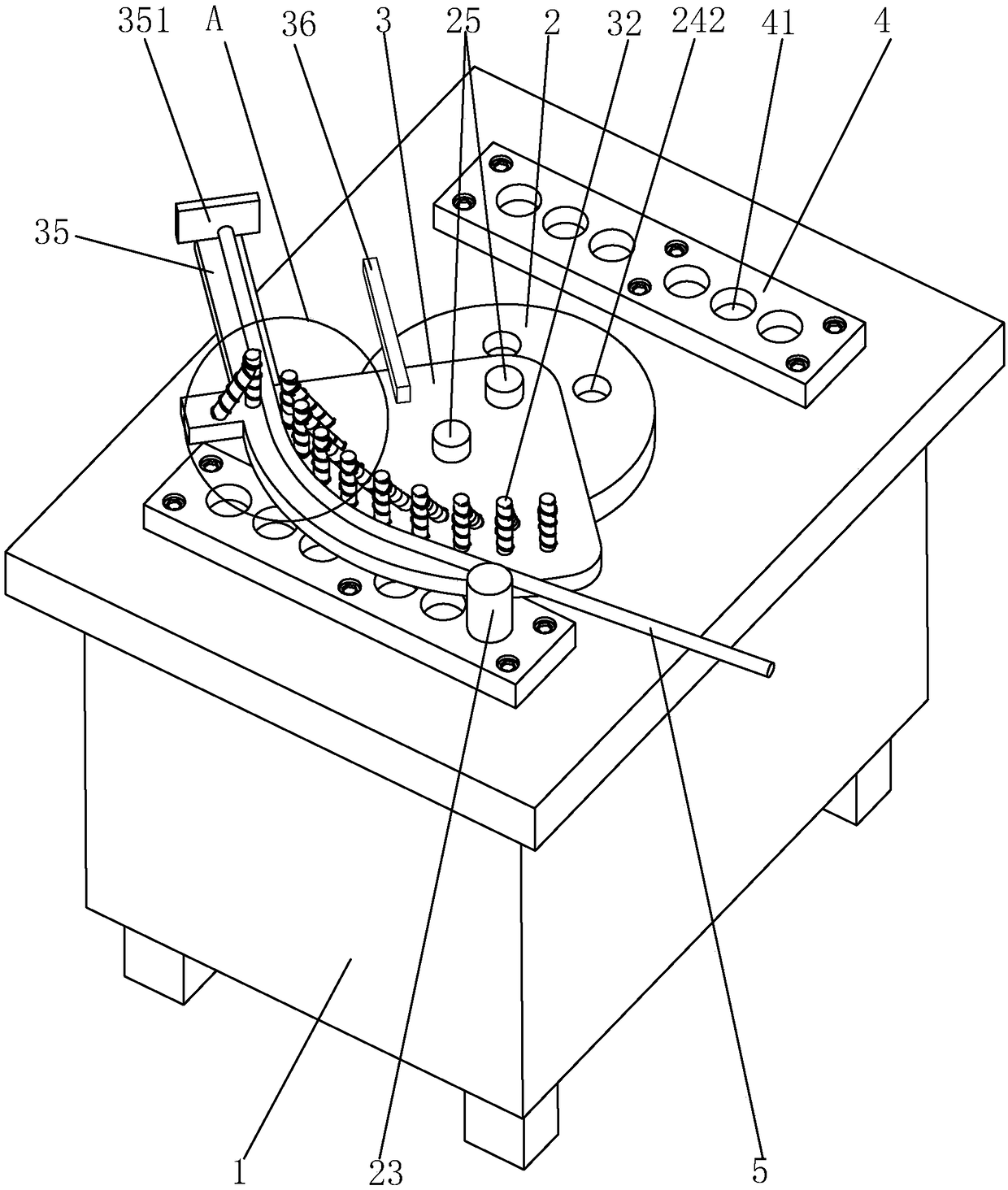 Steel bar bending machine