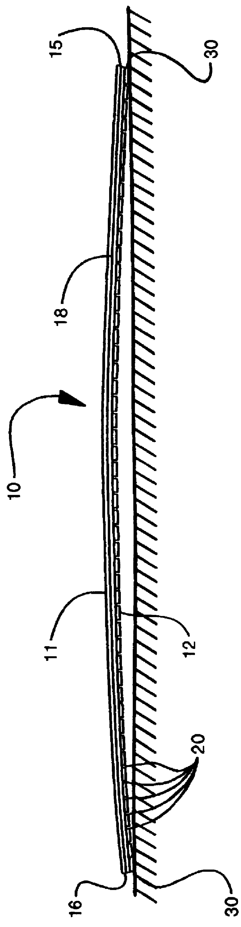 Wooden flooring strip with enhanced flexibility and straightness