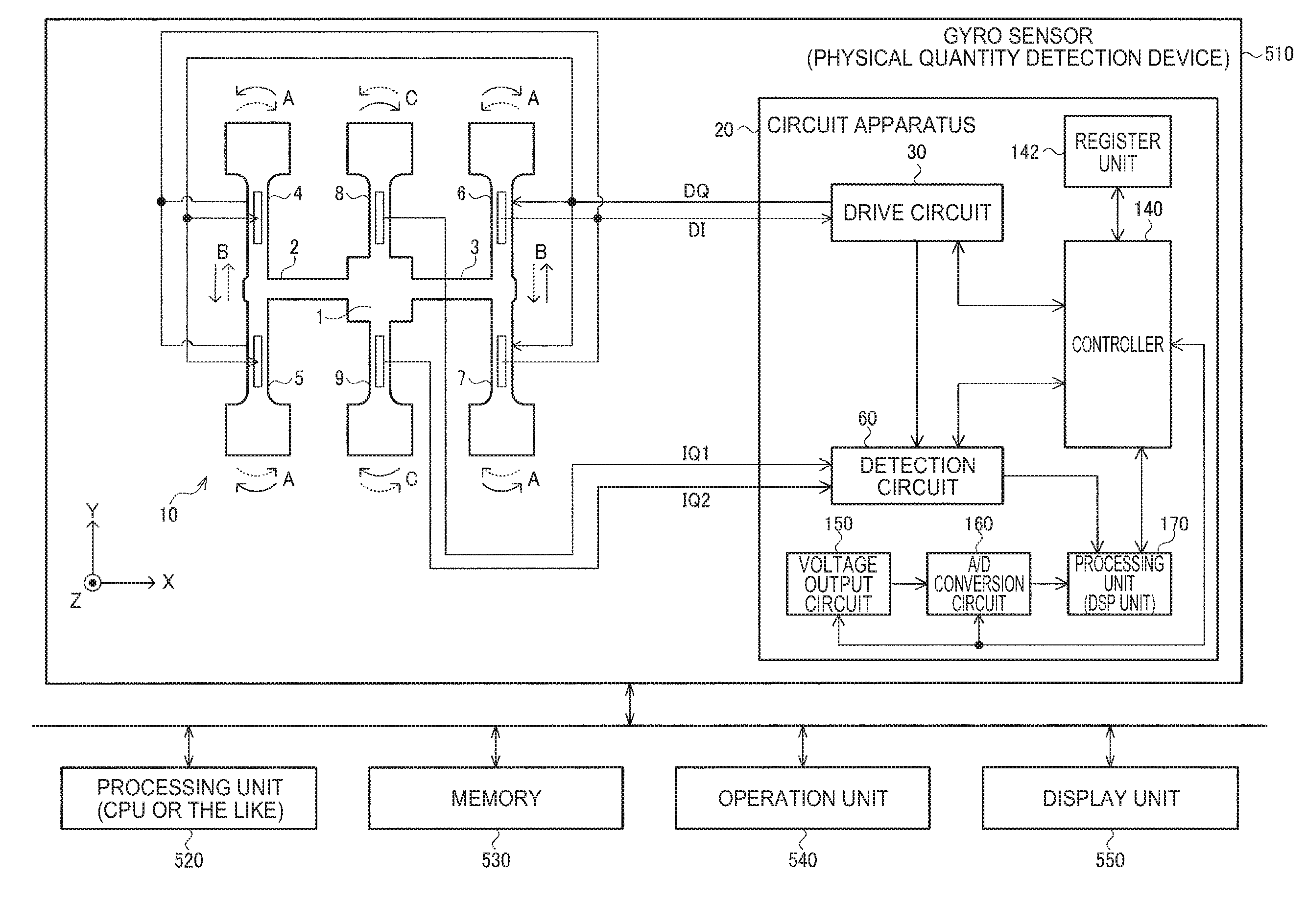 Circuit apparatus, electronic apparatus, and moving object