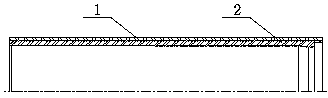 Composite heat insulation structure resistant to long-time ablation overload