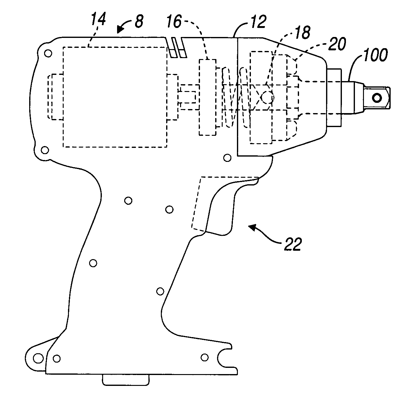 Impact wrench anvil and method of forming an impact wrench anvil