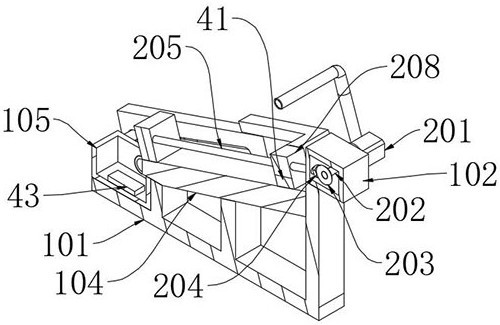 Photovoltaic panel mounting frame convenient for accumulated snow cleaning and drying