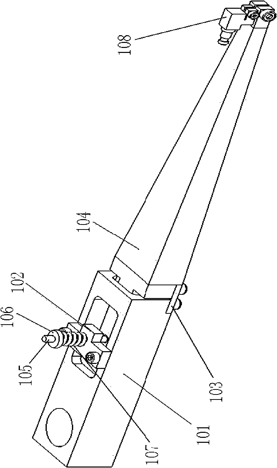 Pressure-adjustable mechanical arm