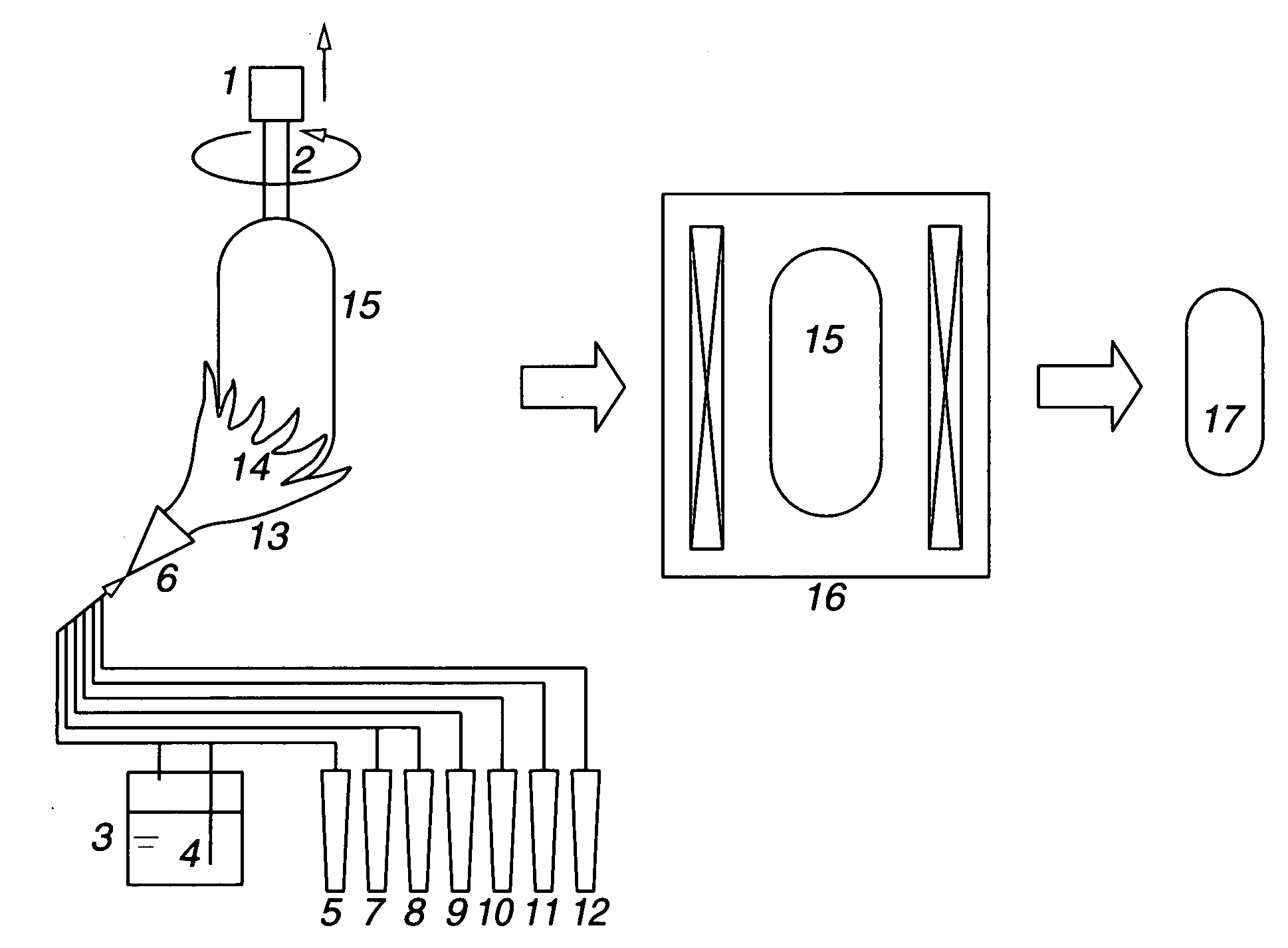 Synthetic quartz glass substrate for excimer lasers and making method