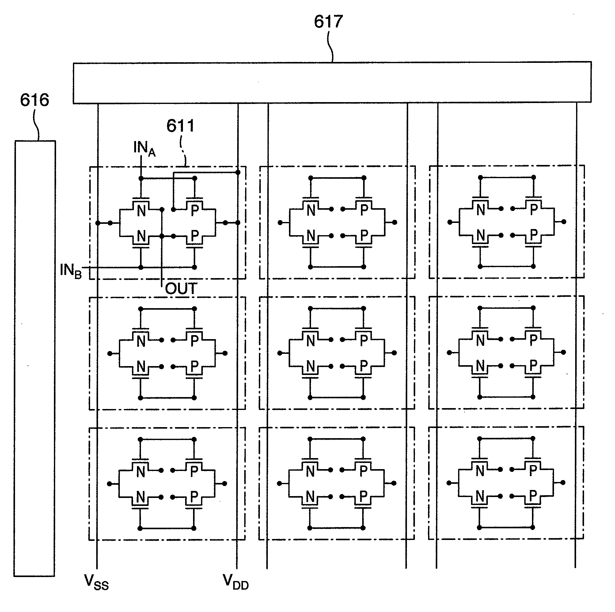 Organic Thin Film Transistor Array and Method of Manufacturing the Same