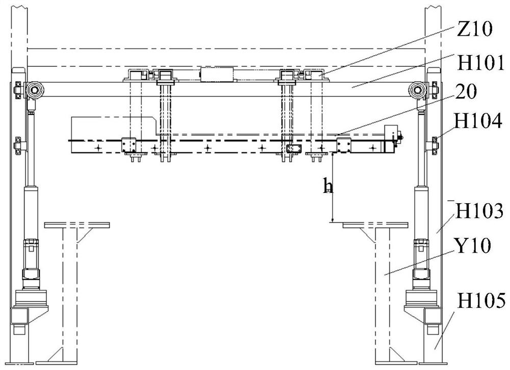 Intelligent power battery pre-storage system for battery replacement of small electric buses of different types