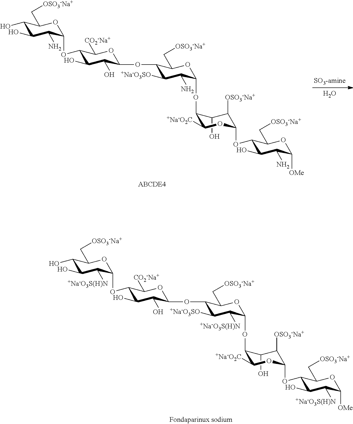 Process for the production of fondaparinux sodium