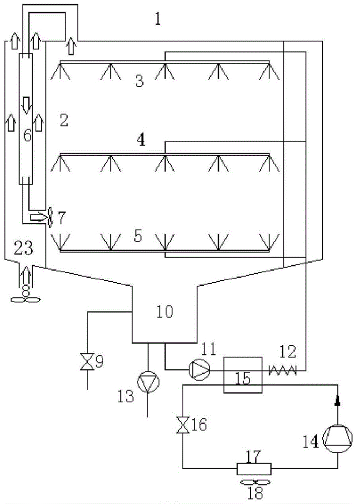 Heat pump type tableware washer and control method thereof