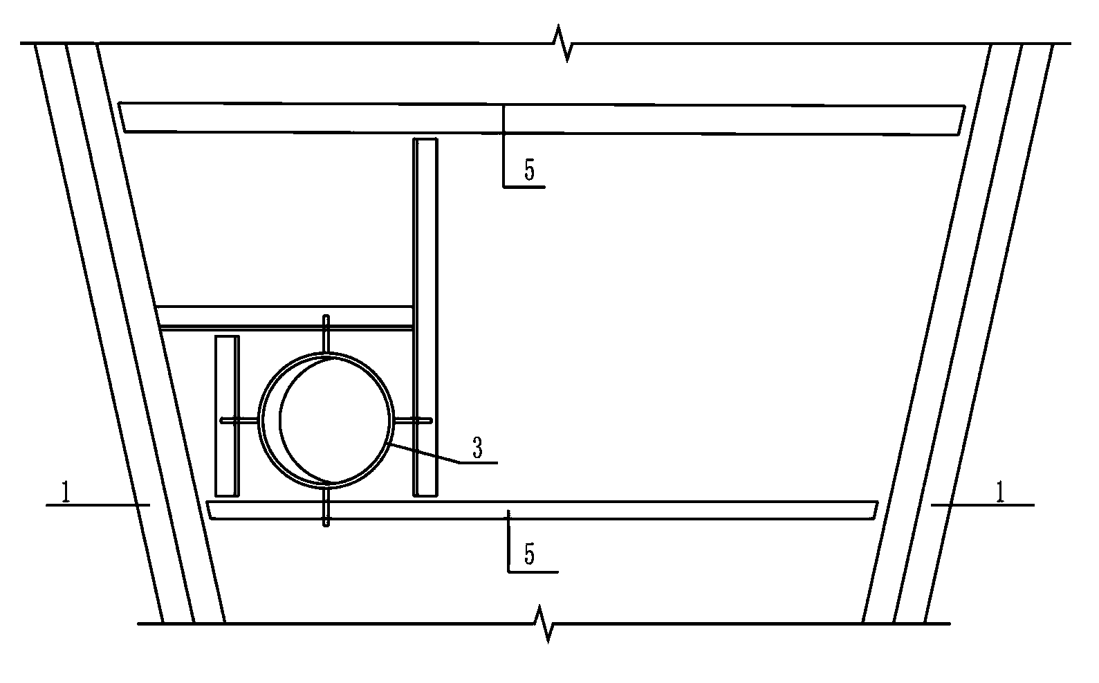 Steel storage bin top feeding auxiliary structure