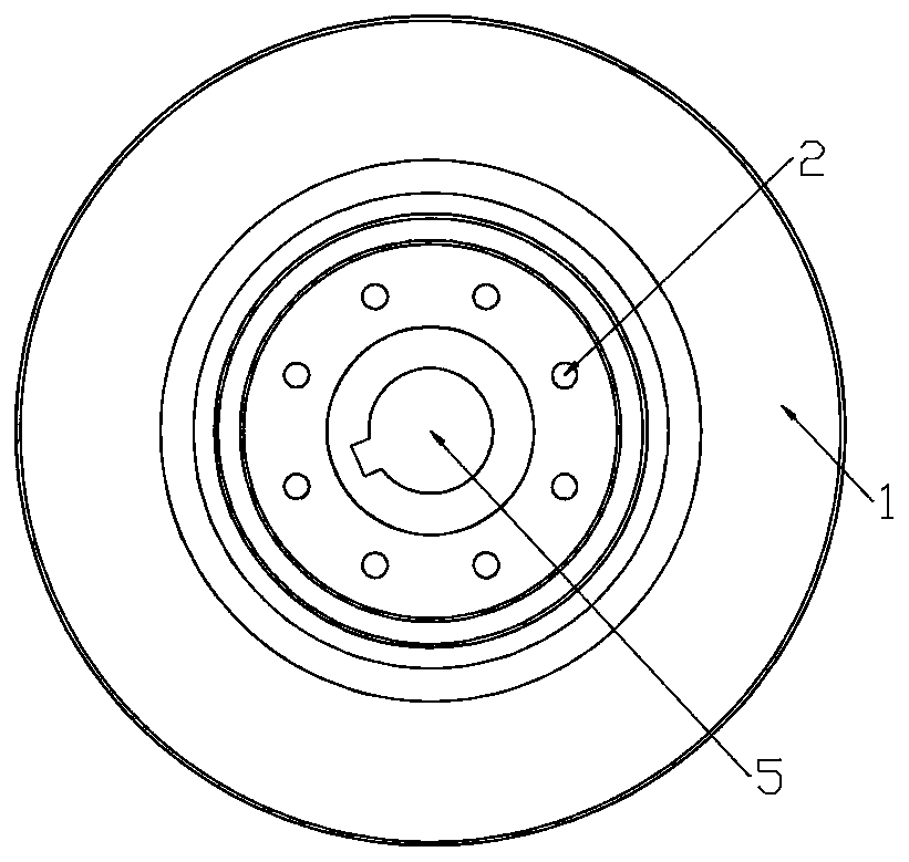 Disc pump impeller