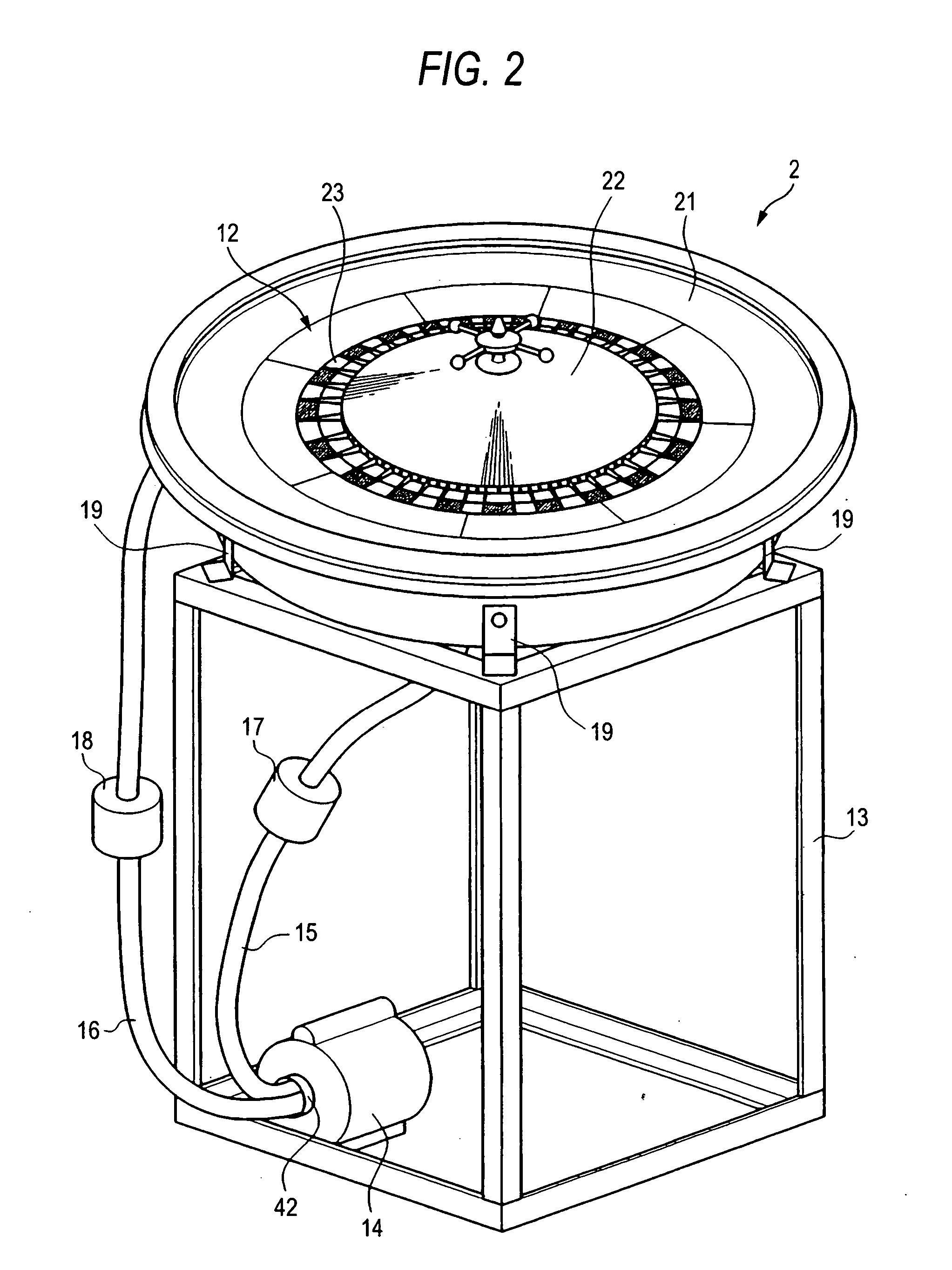 Roulette apparatus and roulette gaming machine