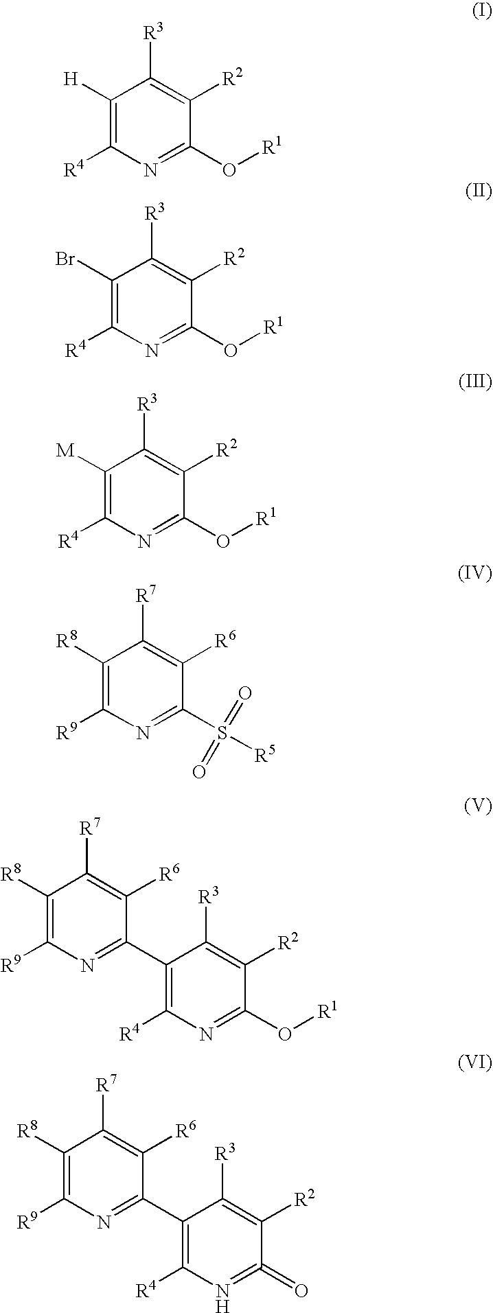 Process for producing 5-(2'-pyridyl)-2-pyridone derivative