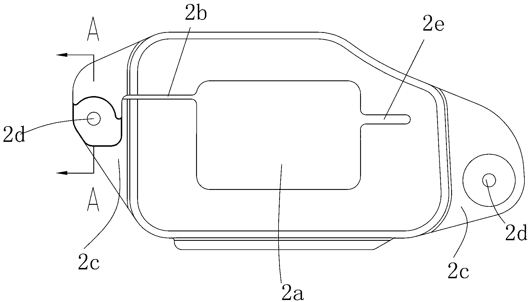 Automobile sub-frame with rear suspension splash guard