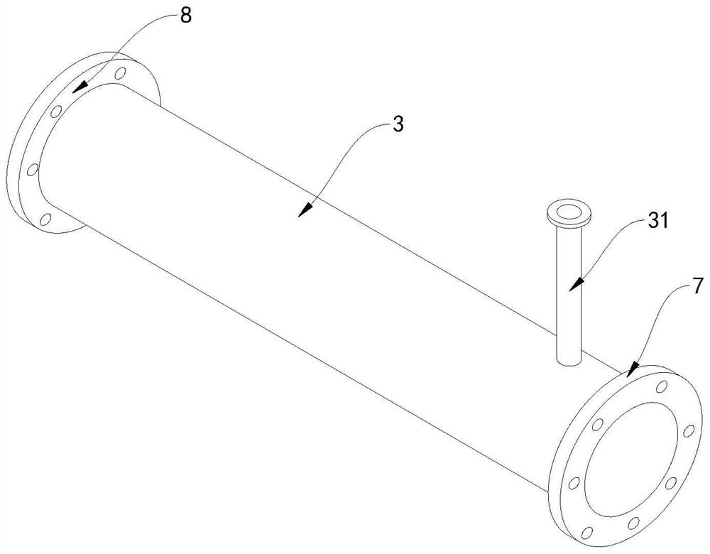 Pathogen zero-emission tail gas treatment device